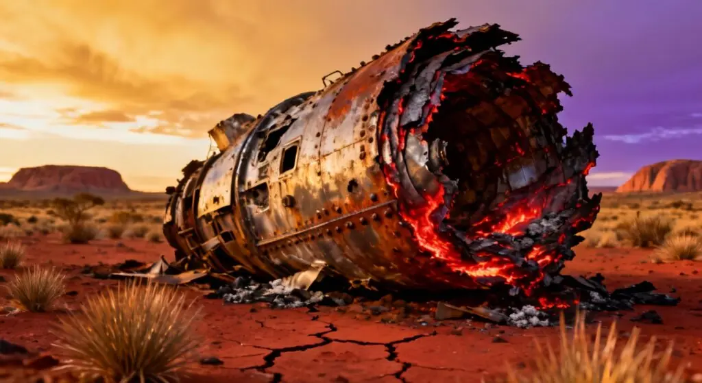 Un débris spatial atterrit en feu en Australie : un nouveau danger venu du ciel ?