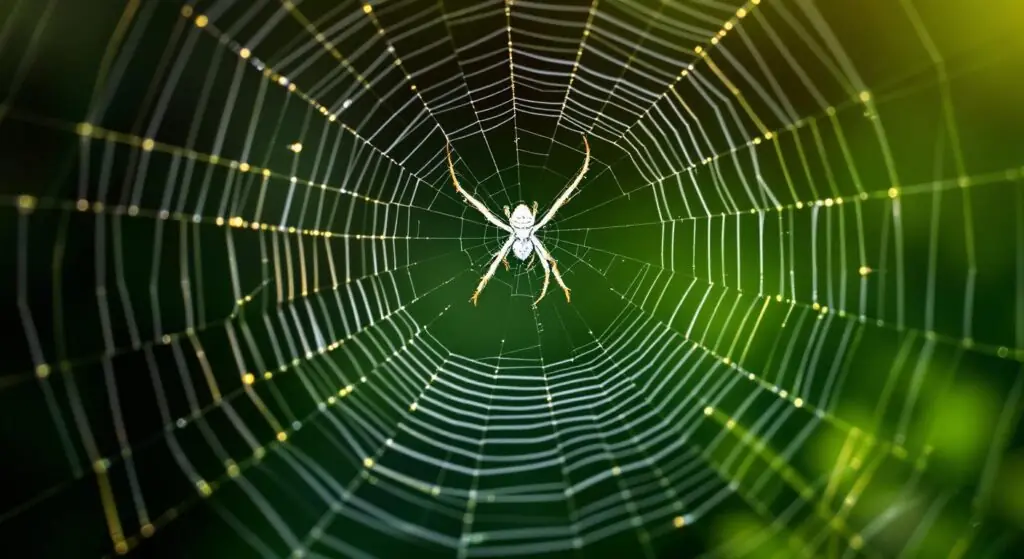 Ces zigzags mystérieux sur les toiles d&rsquo;araignées : un système d&rsquo;alarme sophistiqué pour détecter le dîner ?