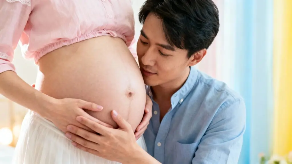Le pouvoir insoupçonné des papas : comment l&rsquo;optimisme du mari protège la santé de la maman et du bébé