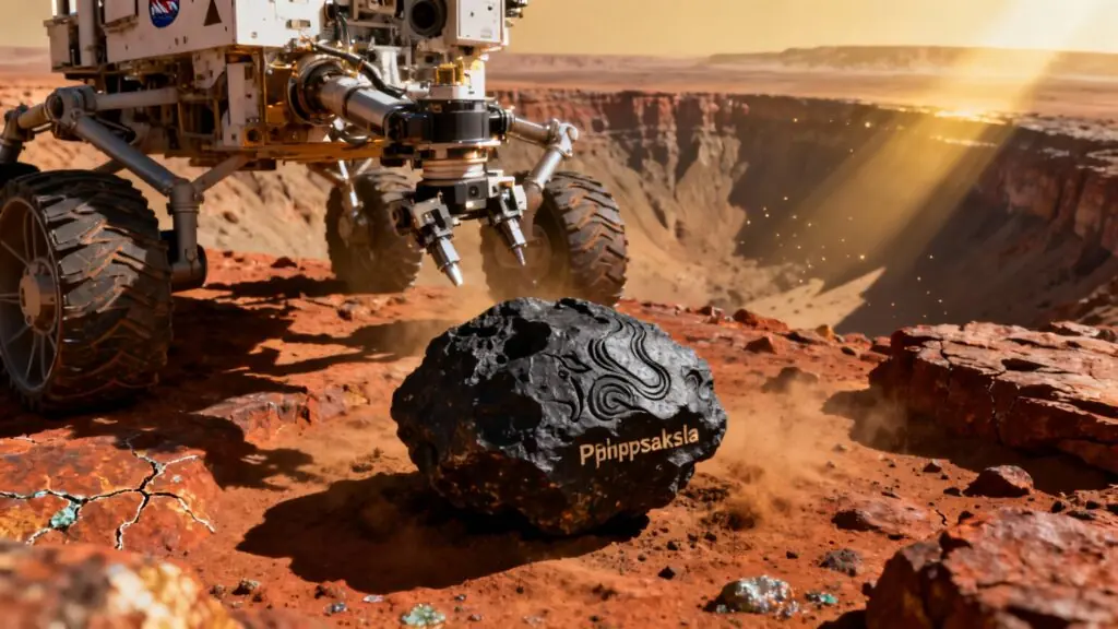 Un rocher martien qui n&rsquo;est pas censé être là : la découverte « venue d&rsquo;ailleurs » de Perseverance
