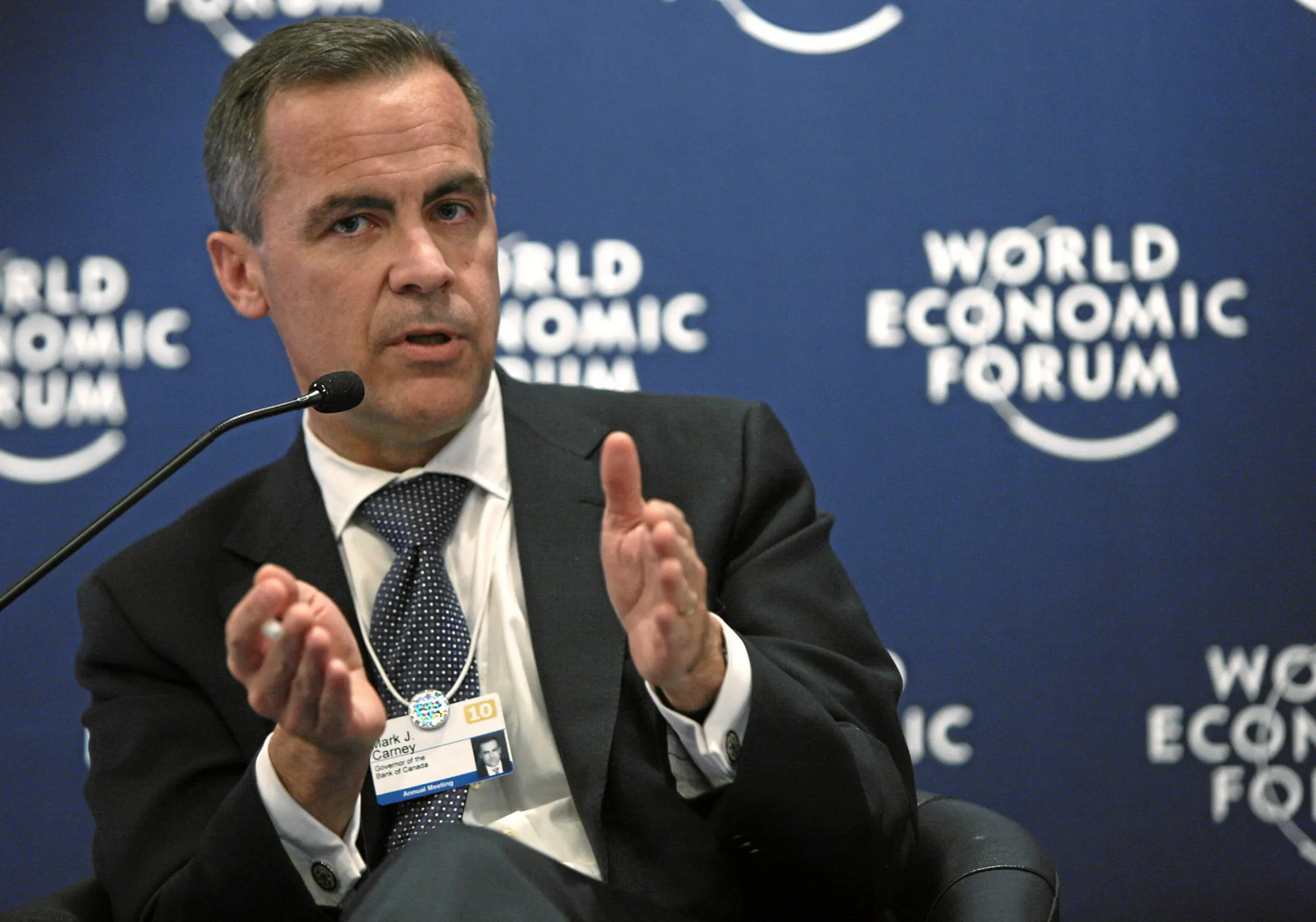 Crédit : Wikimedia Commons - Mark carney davos 2010
