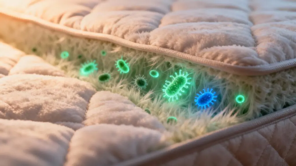 Bactéries, champignons et toxines : l&rsquo;écosystème invisible qui dort avec vous
