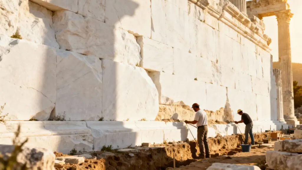 43 ans d&rsquo;attente : le temple de Zeus sort de terre et révèle les secrets de Limyra, en Turquie