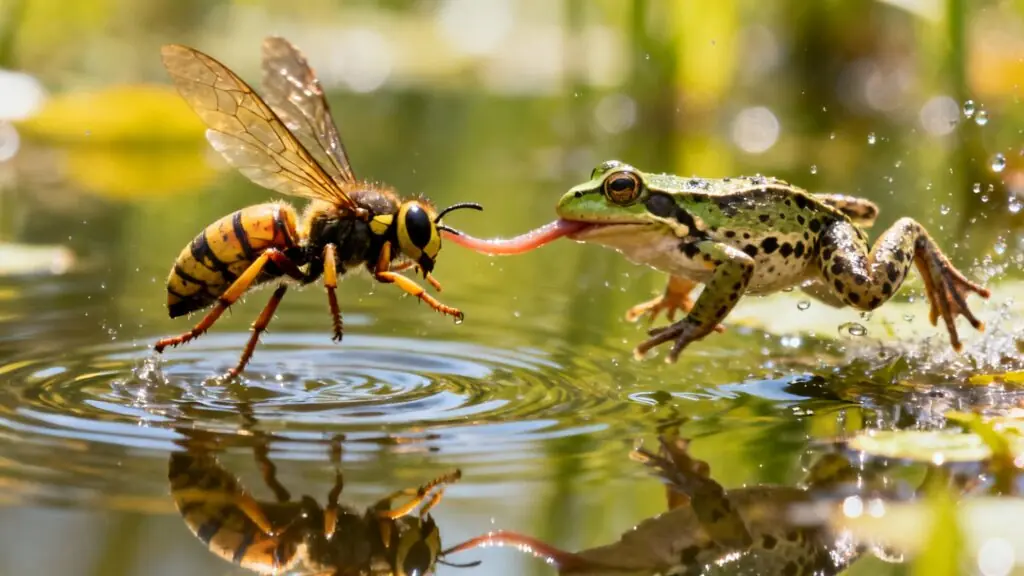 La grenouille invincible : comment cet amphibien japonais dévore les frelons géants tueurs sans broncher