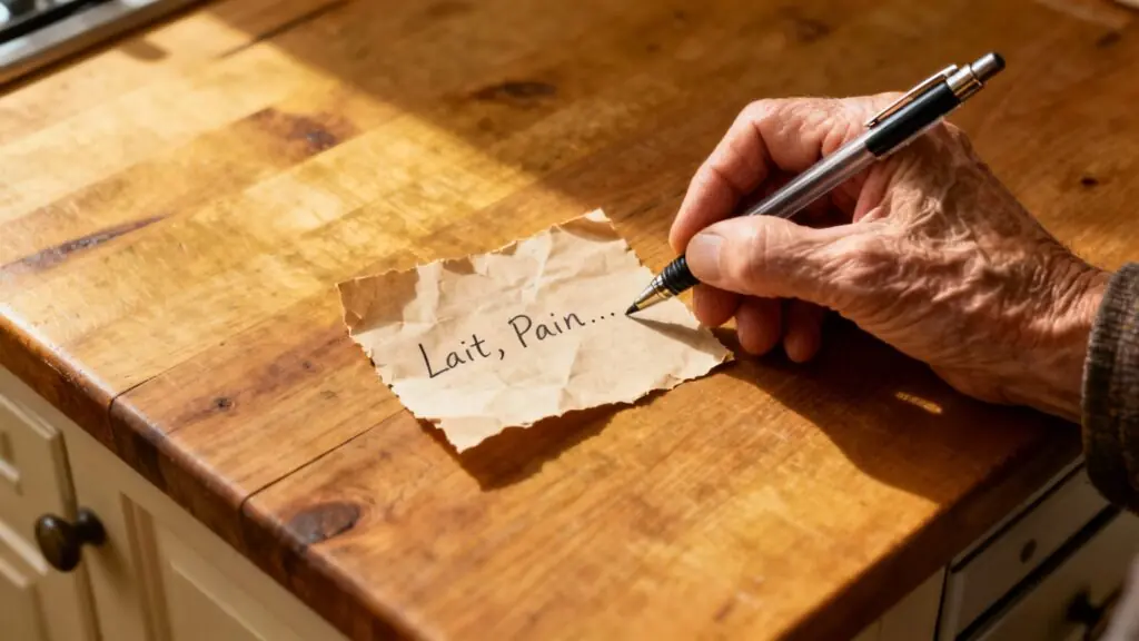 Pourquoi on tient tant à nos listes de courses sur papier ? La psychologie nous donne la réponse (et c&rsquo;est surprenant)