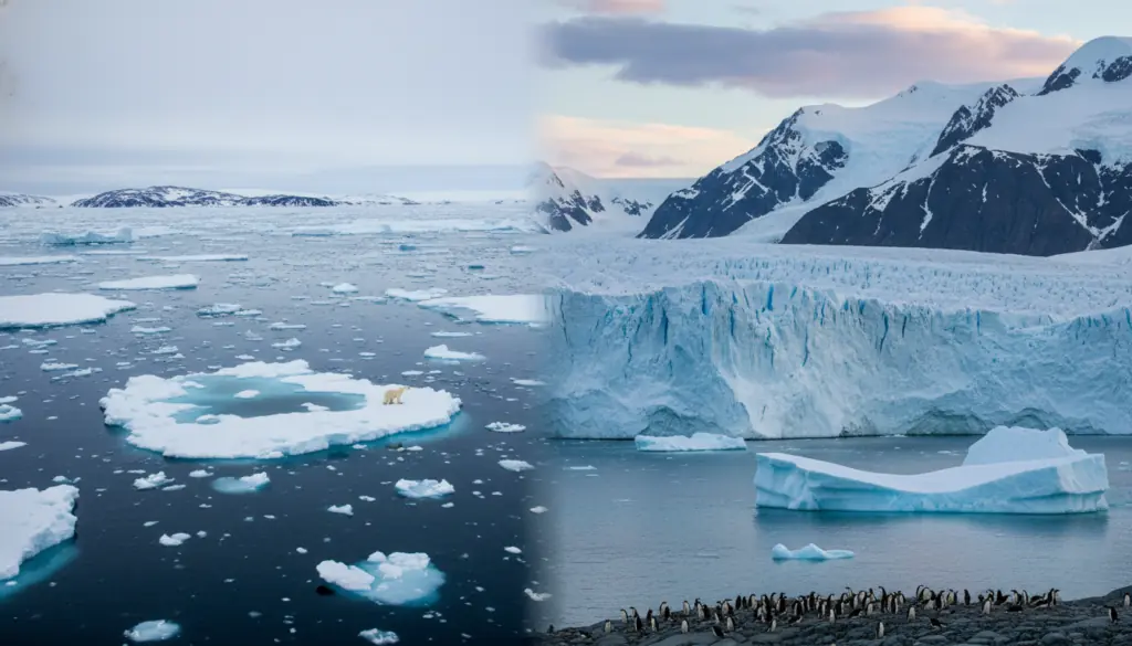 Arctique et Antarctique : deux extrêmes polaires aux réalités géographiques et biologiques opposées