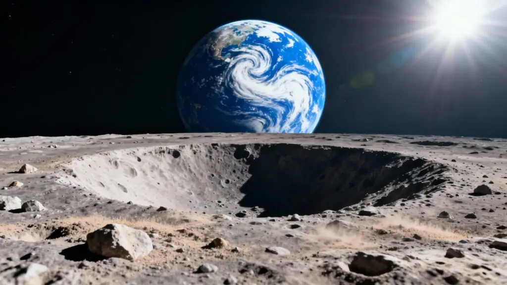 La Lune porte les stigmates de notre atmosphère : des particules terrestres et de la pollution retrouvées dans son sol