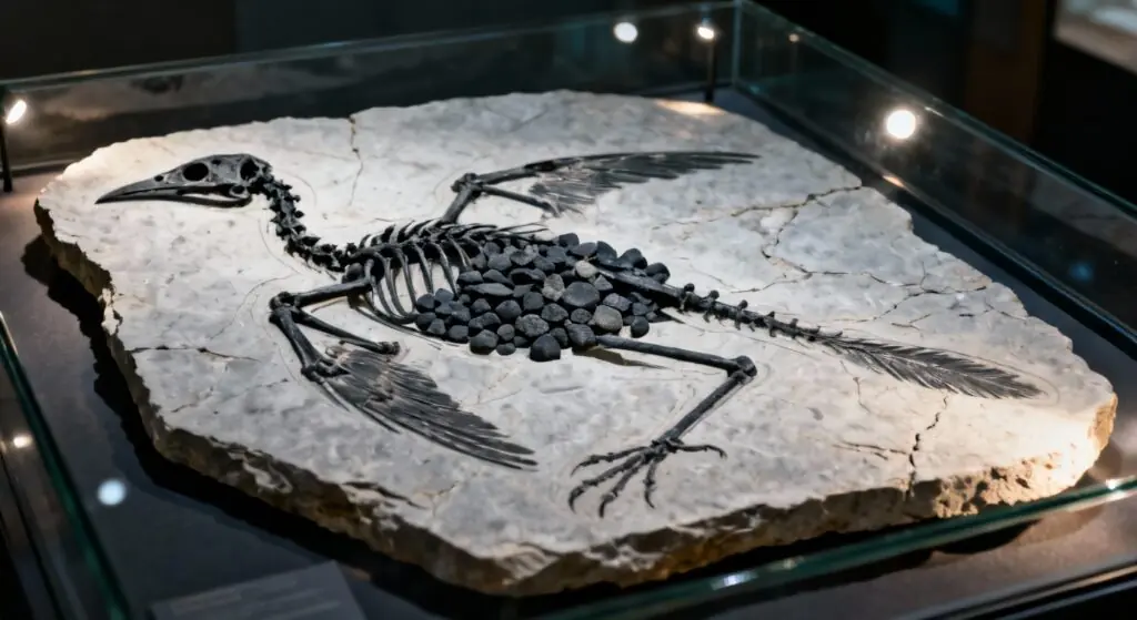 La mort étrange d&rsquo;un oiseau de 120 millions d&rsquo;années, figé dans le temps