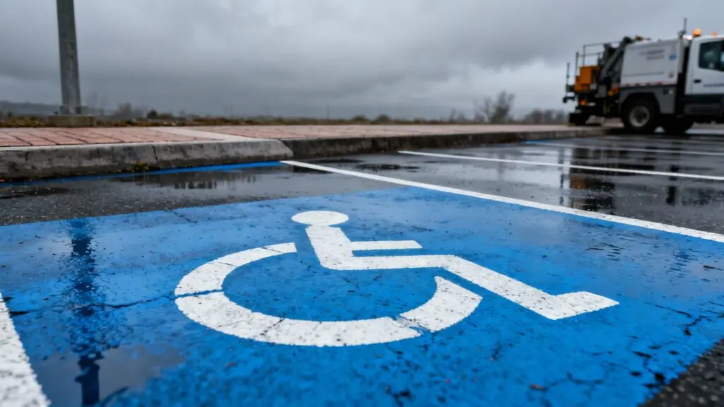 « J&rsquo;étais très préoccupé » : Un automobiliste verbalisé après qu&rsquo;un service de voirie ait dessiné une place handicapée autour de sa voiture