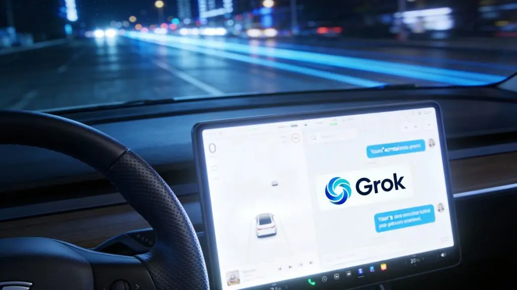 Grok, l&rsquo;assistant vocal un peu trop bavard de Tesla