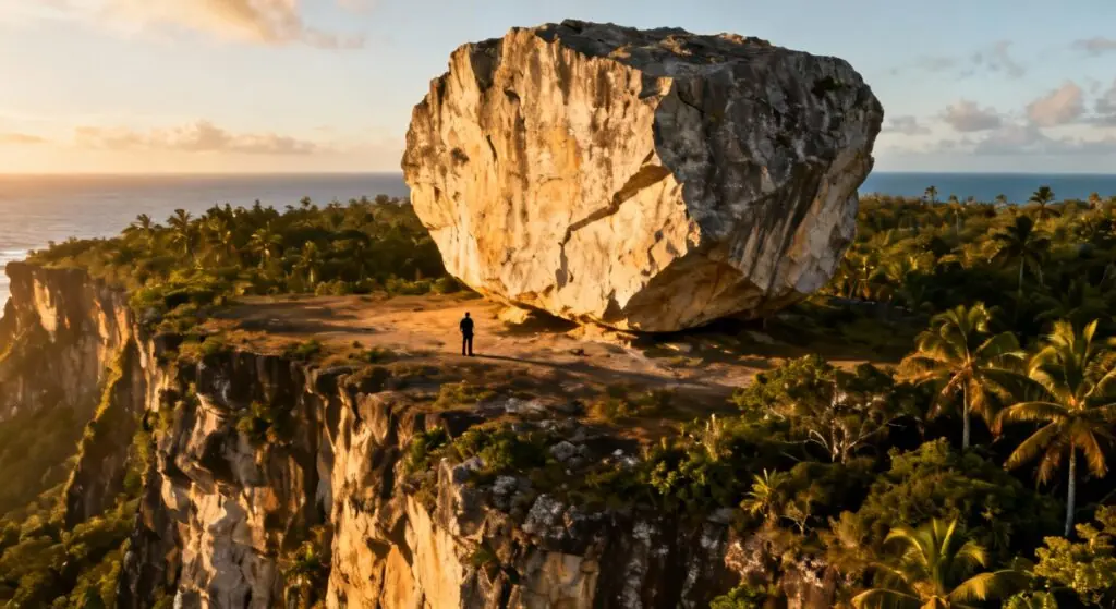 Il y a 7 000 ans, une vague géante de 50 mètres a catapulté un rocher de 1 180 tonnes au milieu des îles Tonga