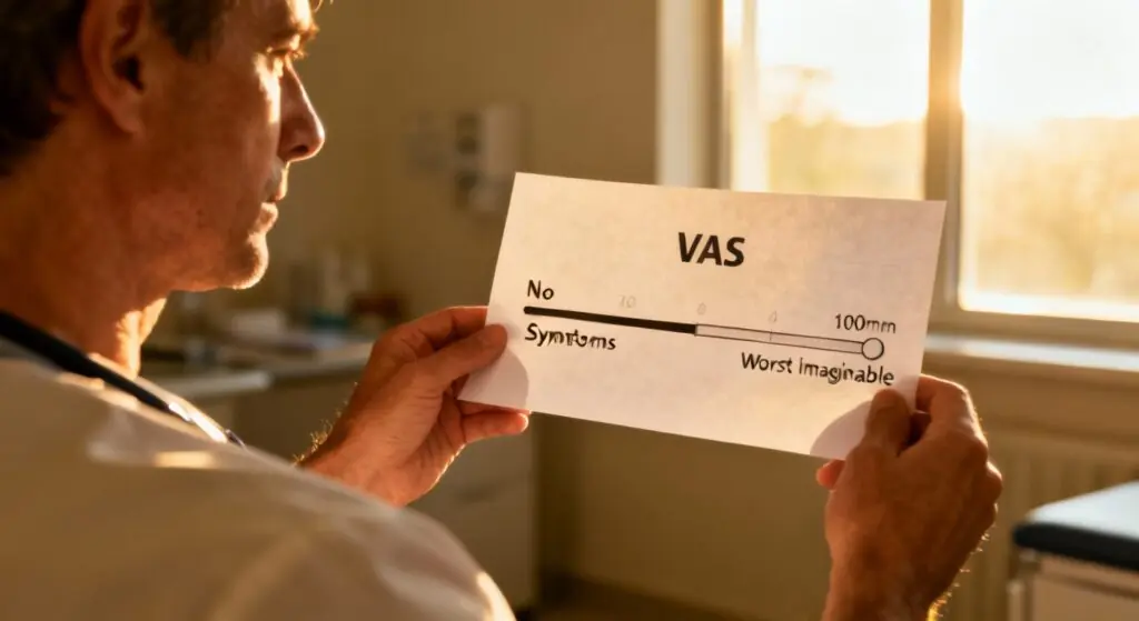 Une échelle visuelle simple s&rsquo;avère tout aussi fiable pour évaluer les rhinites chroniques, allergiques ou non