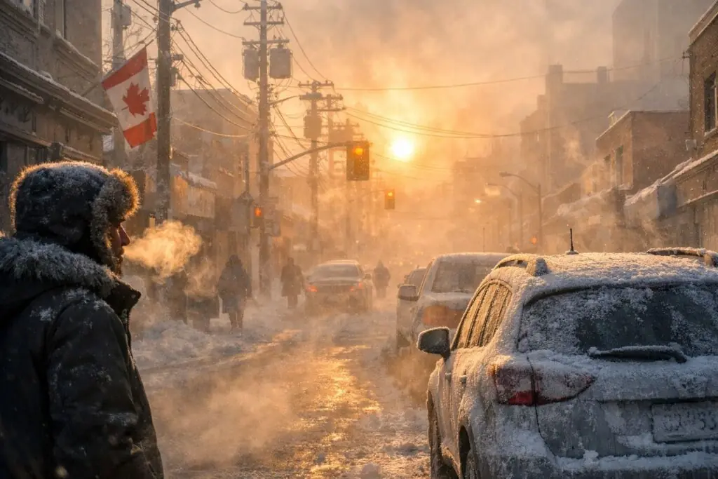 Sortez les doudounes : une vague de froid polaire s’empare du continent ce week-end
