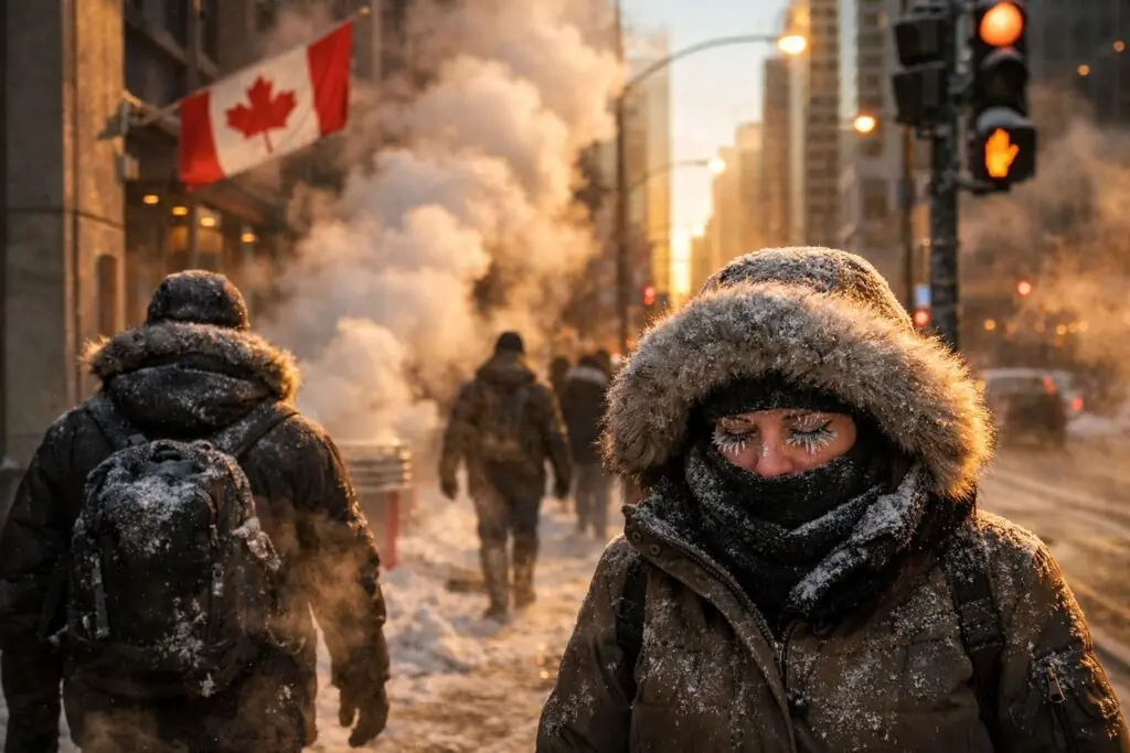 Sortez les grosses laines : un froid mordant et de la neige s&rsquo;installent sur l&rsquo;Est du pays