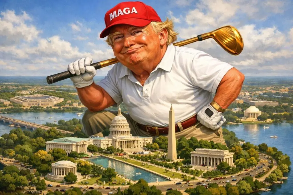 Quand le patrimoine public devient un terrain de jeu privé : l&rsquo;affaire des golfs de Washington